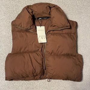 NWT Zara Puffer Vest